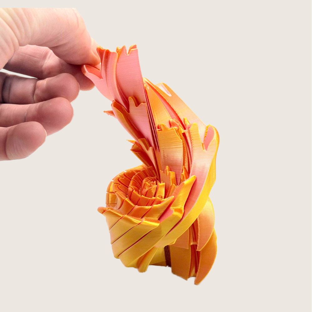 AURORA – Róża - Fidget 3D 6 cm