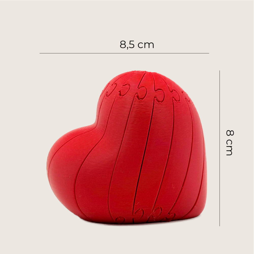 PULSEA – Serce - Fidget 3D 8,5 cm